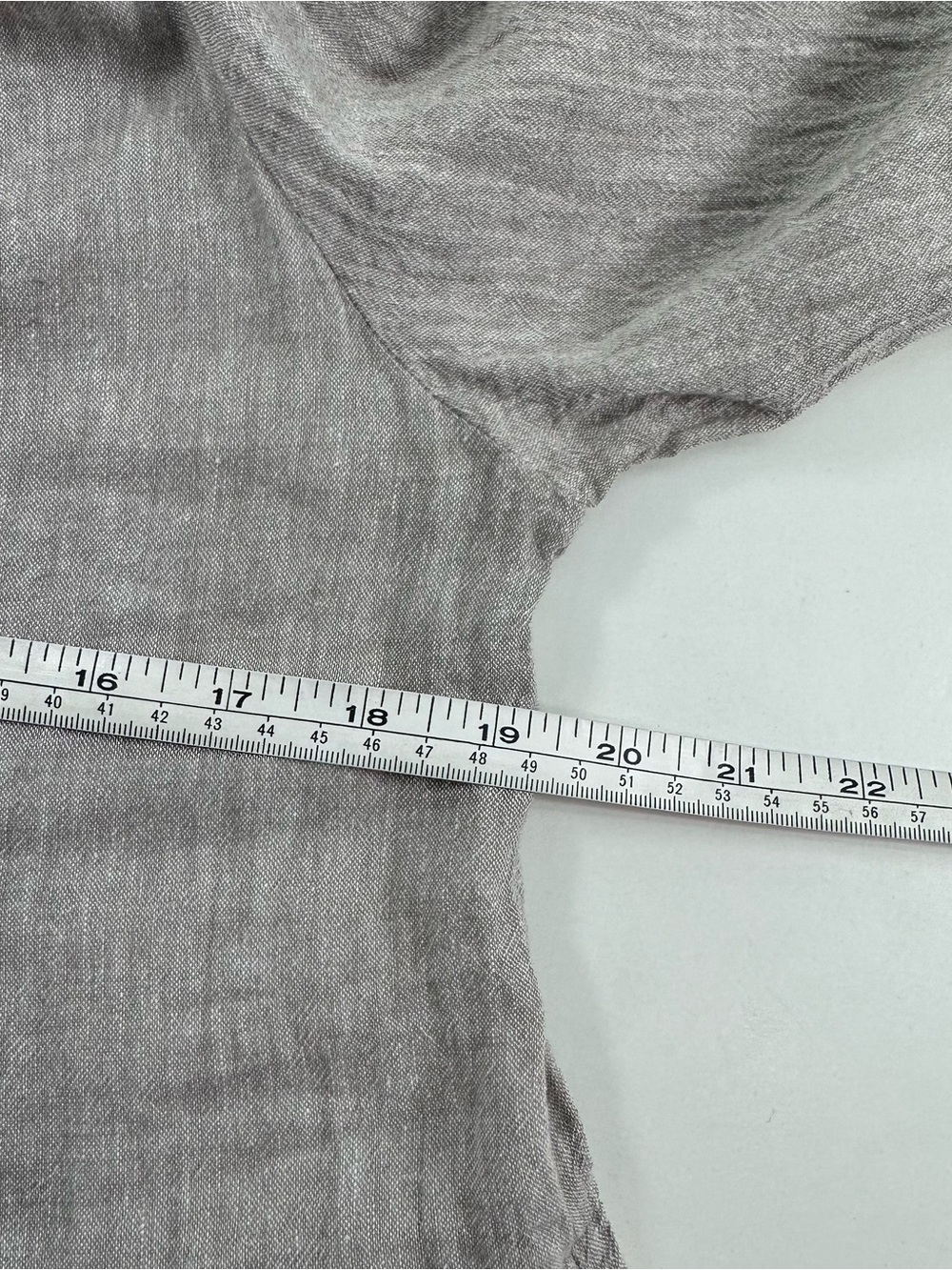 Cynthia Rowley Neutral Taupe Linen Blend Top - Picture 6 of 8